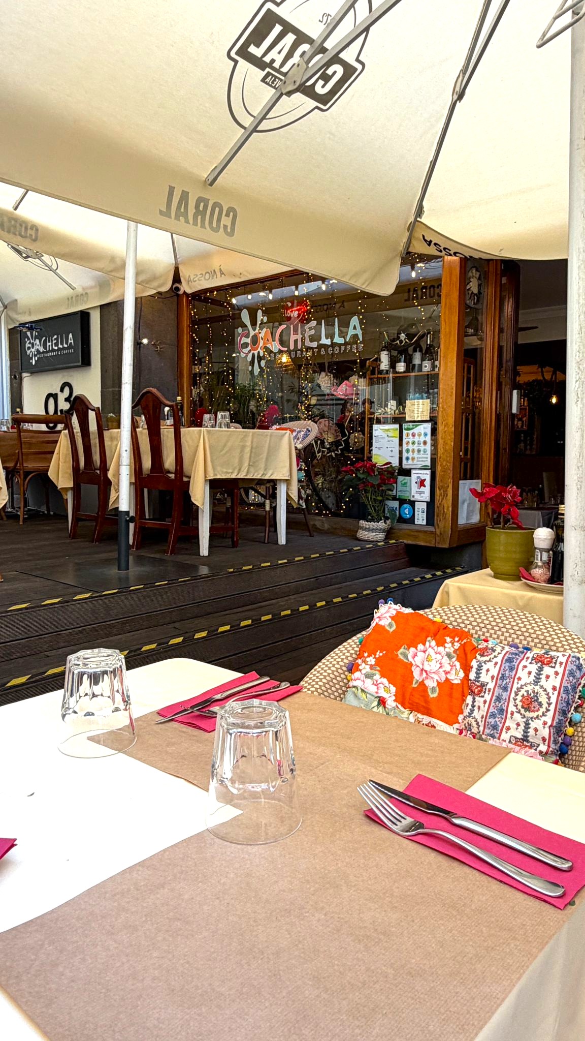 Vista do restaurante Coachella